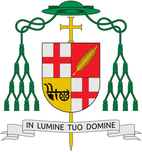 Coat of arms of the German Bishop Stephan Ackermann, Bishop of Trier.