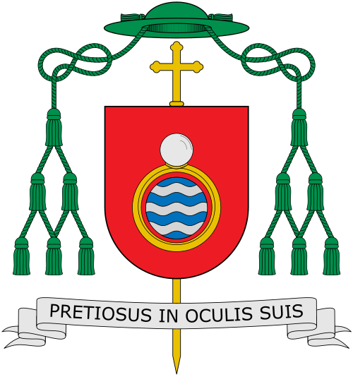 Coat of arms of the Roman Catholic Bishop of Brugge, Lode Aerts