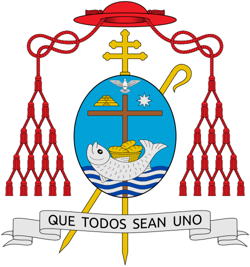 Coat of arms — Cardinal Carlos Aguiar Retes