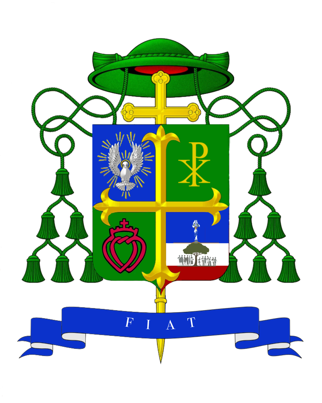 Coat of arms — Bishop Víctor Alejandro Aguilar Ledesma