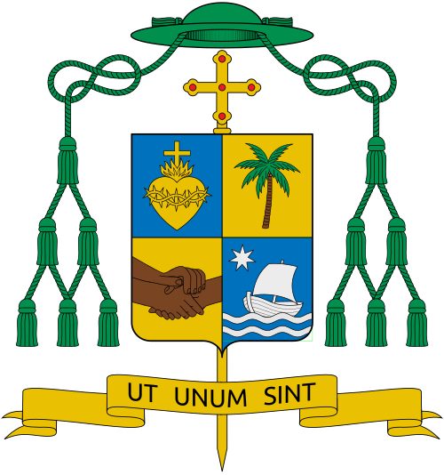 Coat of arms — Bishop Coffi Roger Anoumou