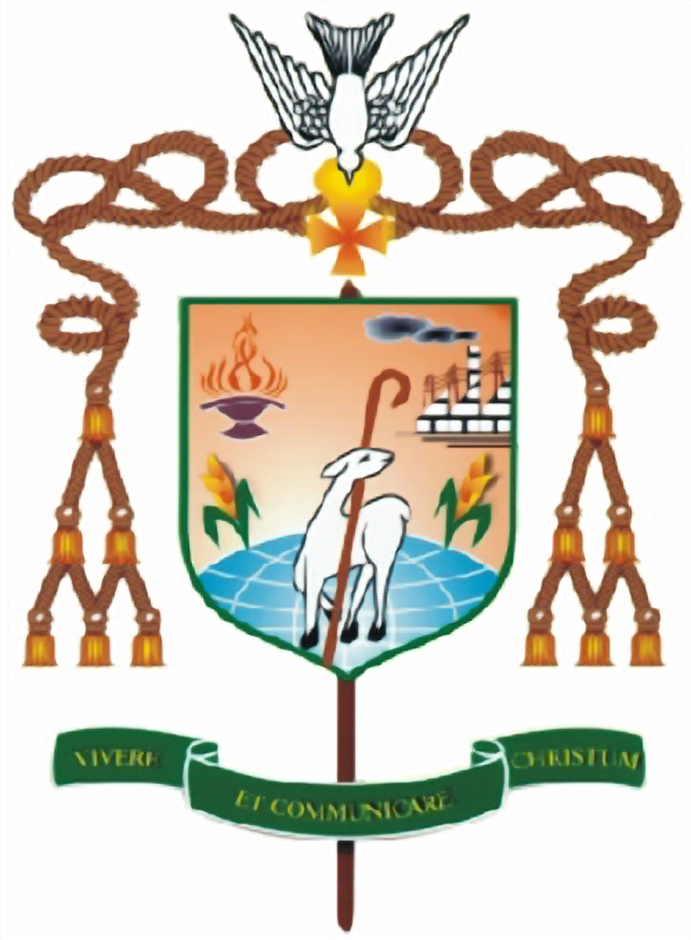Coat of arms — Bishop Thomas Aquinas Lephonse