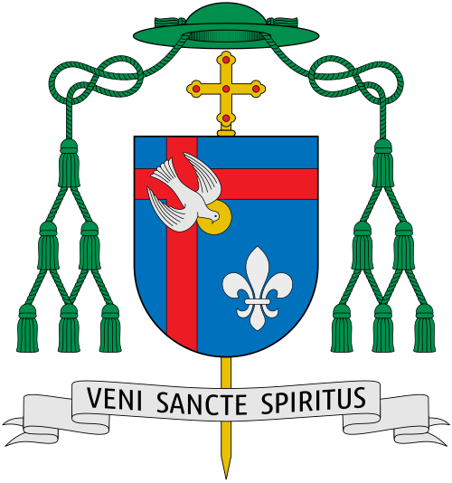 Coat of arms — Bishop José Camilo Arbeláez Montoya