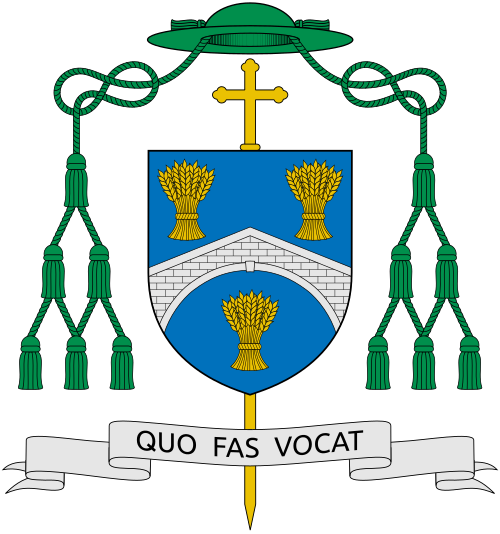 Coat of arms of Bishop John Stanley Kenneth Arnold, Bishop of Salford, England, Great Britain. Reference: www.salforddiocese.net www.catholicnews.org.uk
