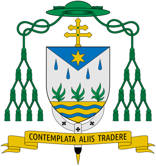 Coat of arms of Monsignor Marco Arnolfo, Archbishop of Vercelli