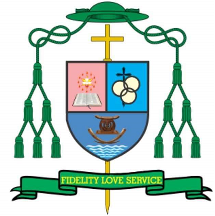 Coat of arms — Bishop John Alphonse Asiedu