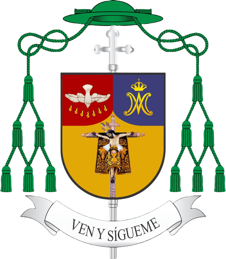 Coat of arms — Bishop Juan Carlos Asqui Pilco
