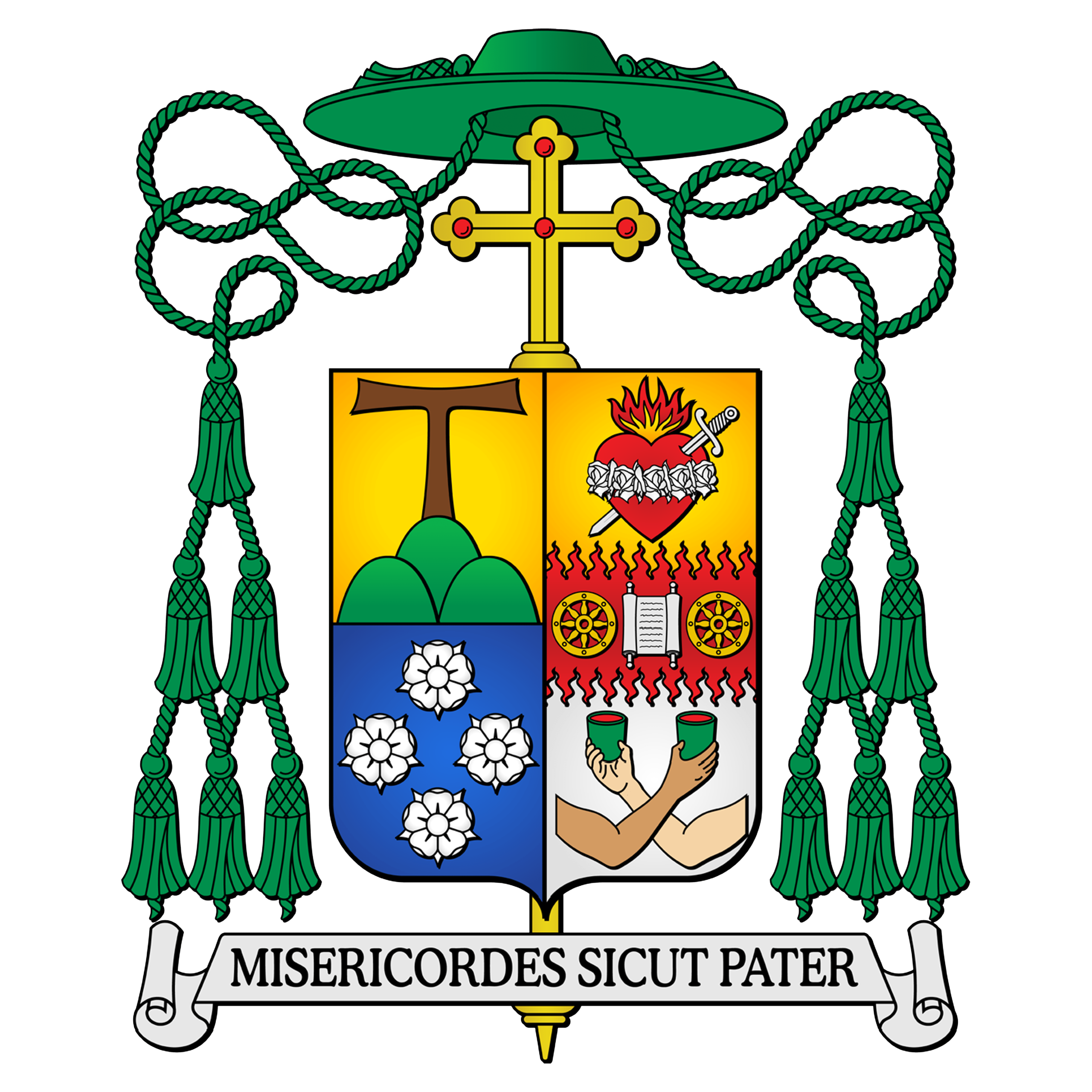 Coat of arms — Bishop Elias Lumayog Ayuban Jr.