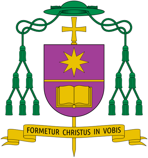 Coat of arms — Bishop Sosthène Ayikuli Udjuwa