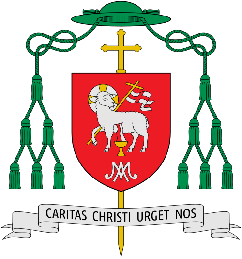 Escudo de rmas del obispo Nicolas Baisi, Obispo Auxiliar de La Plata.