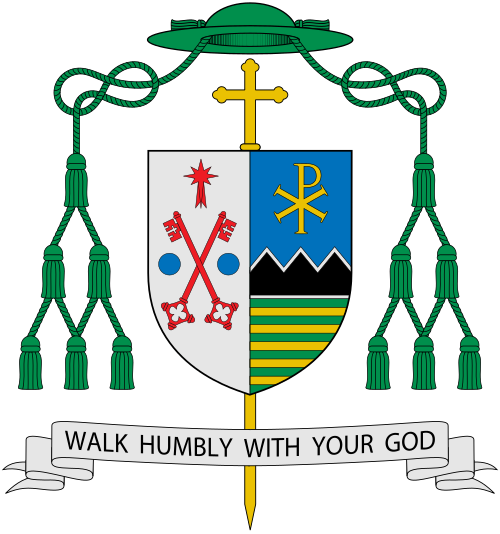 Coat of arms of Msgr. Joseph Bambera, Bishop of Scranton