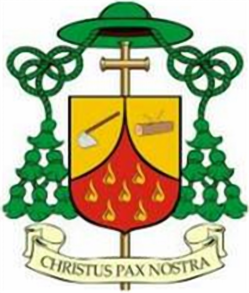 Coat of arms — Bishop Sosthène Léopold Bayemi Matjei