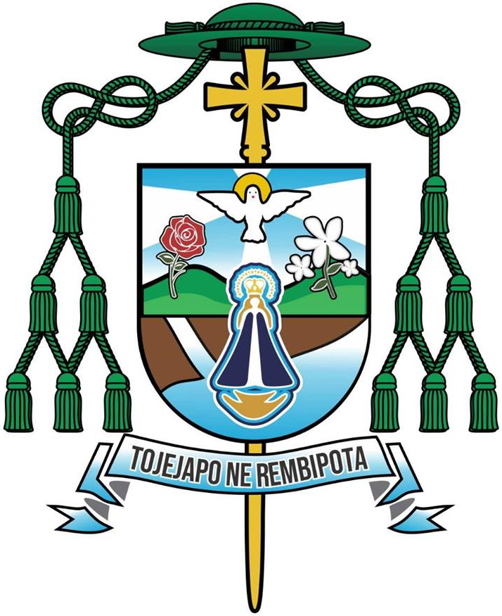 Coat of arms — Bishop Amancio Francisco Benítez Candia