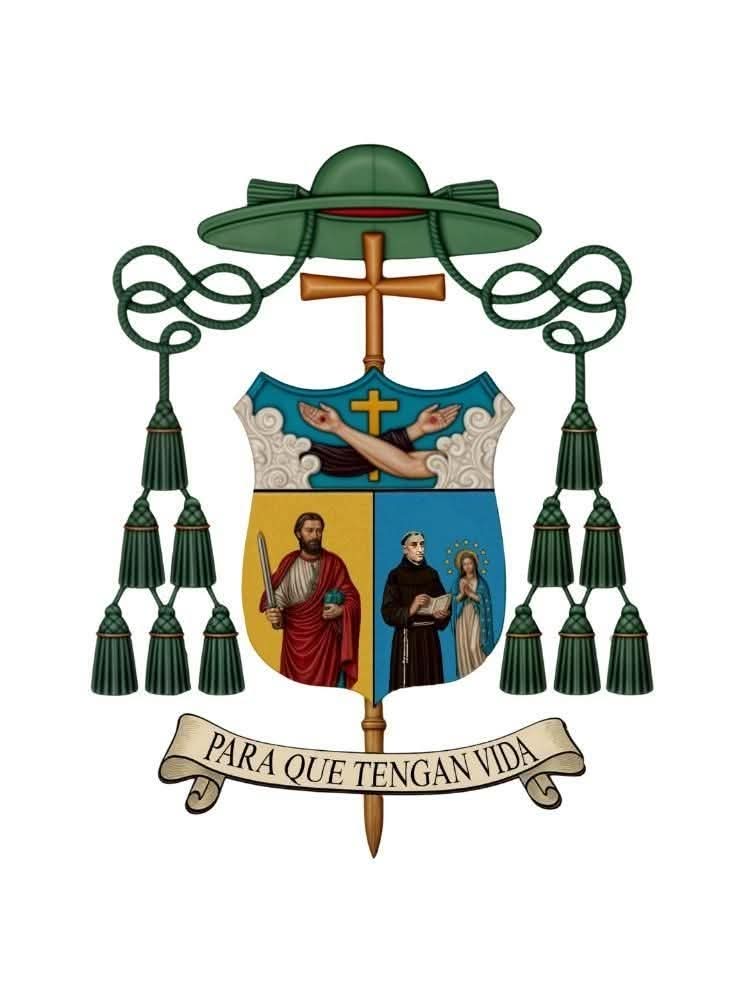 Coat of arms — Bishop Marcelo Benítez Martínez