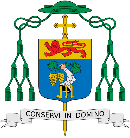 Coat of arms — Bishop Tibor Berta