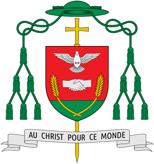 Coat of arms — Bishop Jacques André Blaquart
