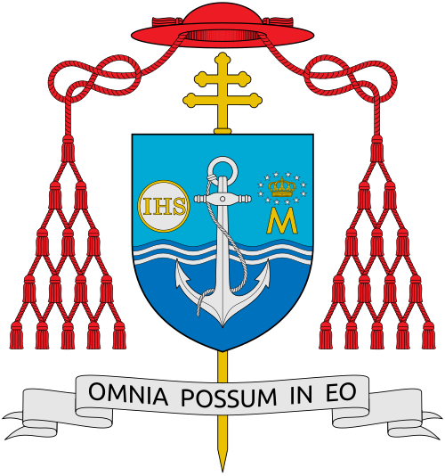 Coat of arms of the Burmese Archbishop Charles Maung Bo, Archbishop of Yangon.