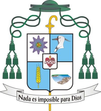Coat of arms — Bishop Heriberto Andrés Bodeant Fernández