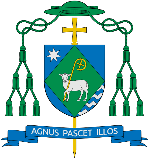 Coat of arms — Bishop Johan Jozef Bonny