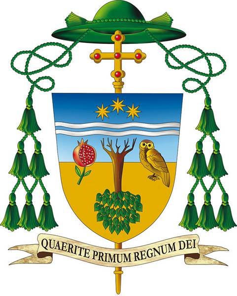 Coat of arms — Bishop Gianmarco Busca