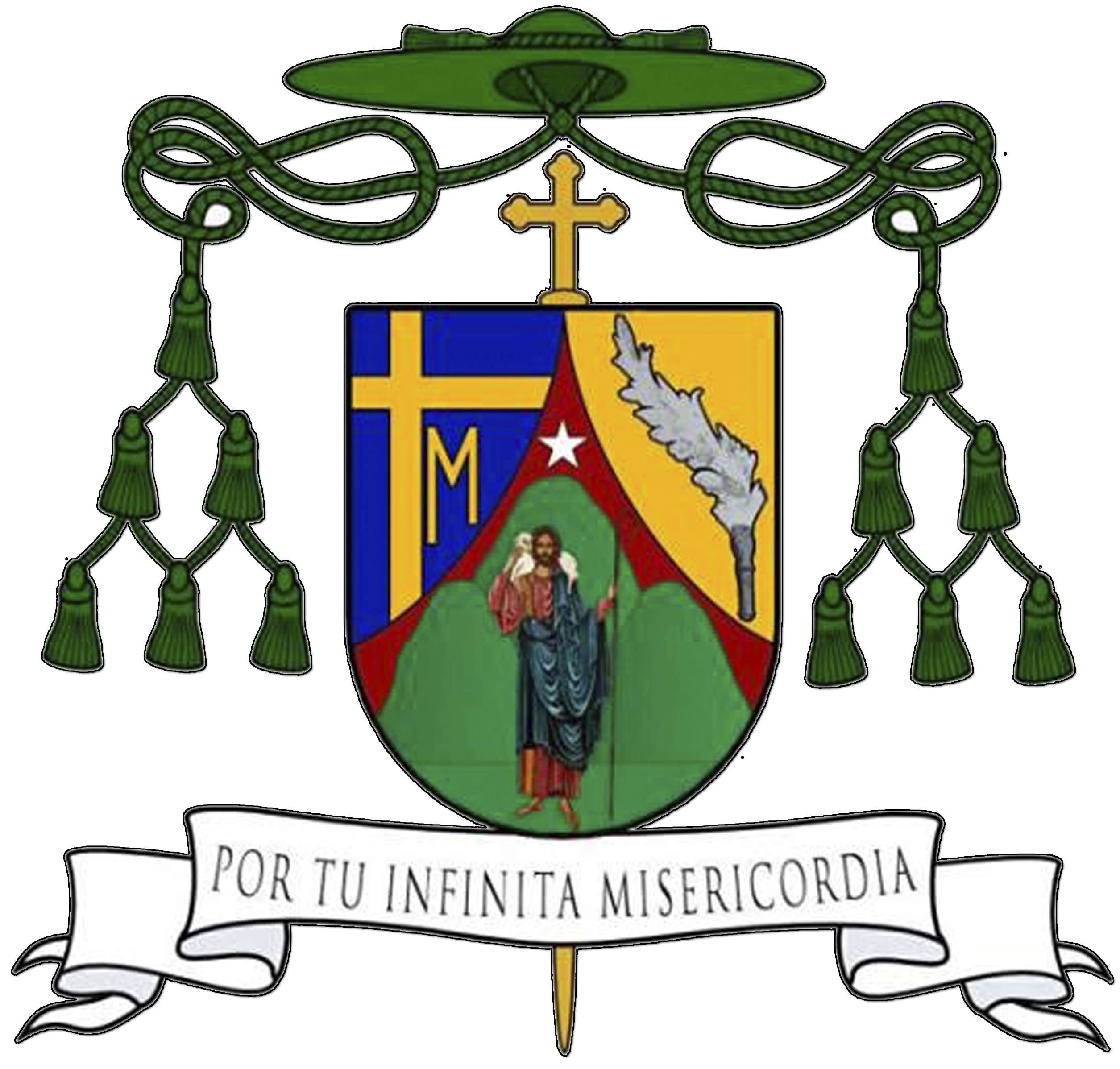 Escudo del II Obispo de Punto Fijo Monseñor Carlos Cabezas