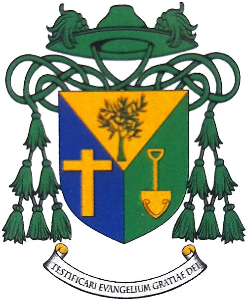 Armoiries de Mgr Olivier de Cagny, évêque d'Évreux (Eure).