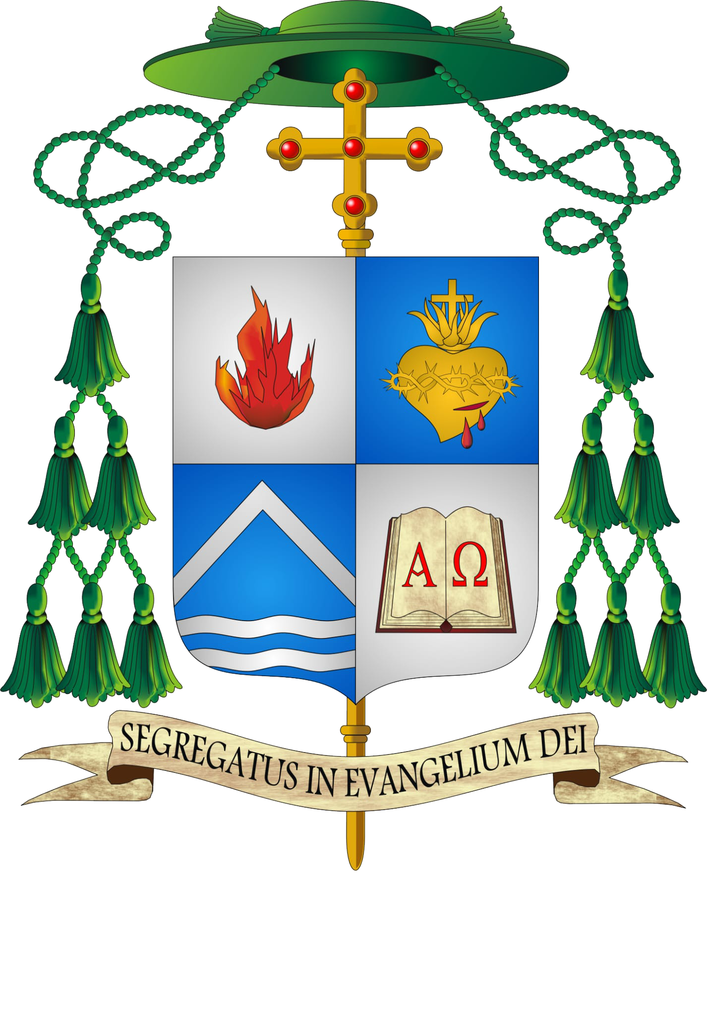 Coat of arms — Bishop Vincenzo Calvosa