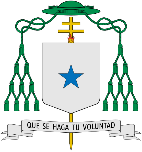 Coat of arms of the Argentine Archbishop Mario Antonio Cargnello, Archbishop of Salta.