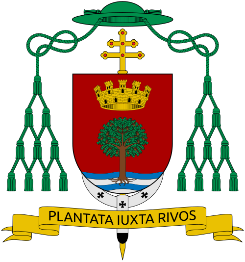 Coat of arms of Eduardo Castillo Pino, Archbishop of Portoviejo
