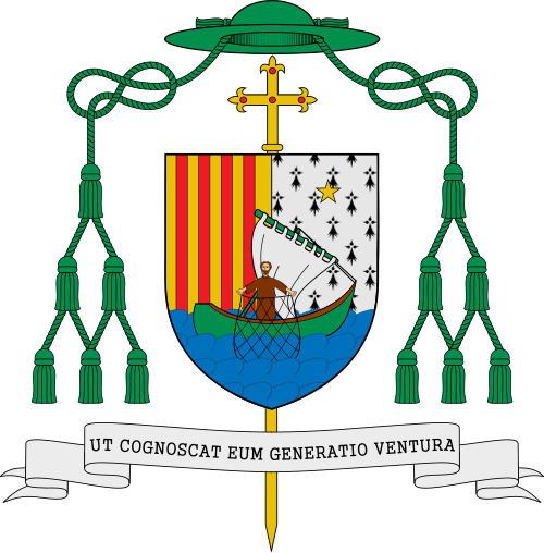 Coat of arms — Bishop Raymond Michel René Centène