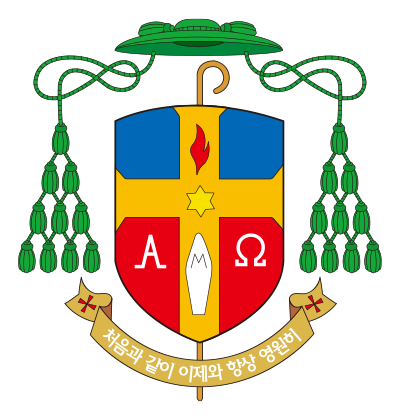 Coat of arms — Archbishop Thaddeus Cho Hwan-Kil