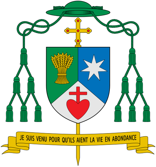 Coat of arms — Bishop Philippe Maurice Marie Joseph Christory
