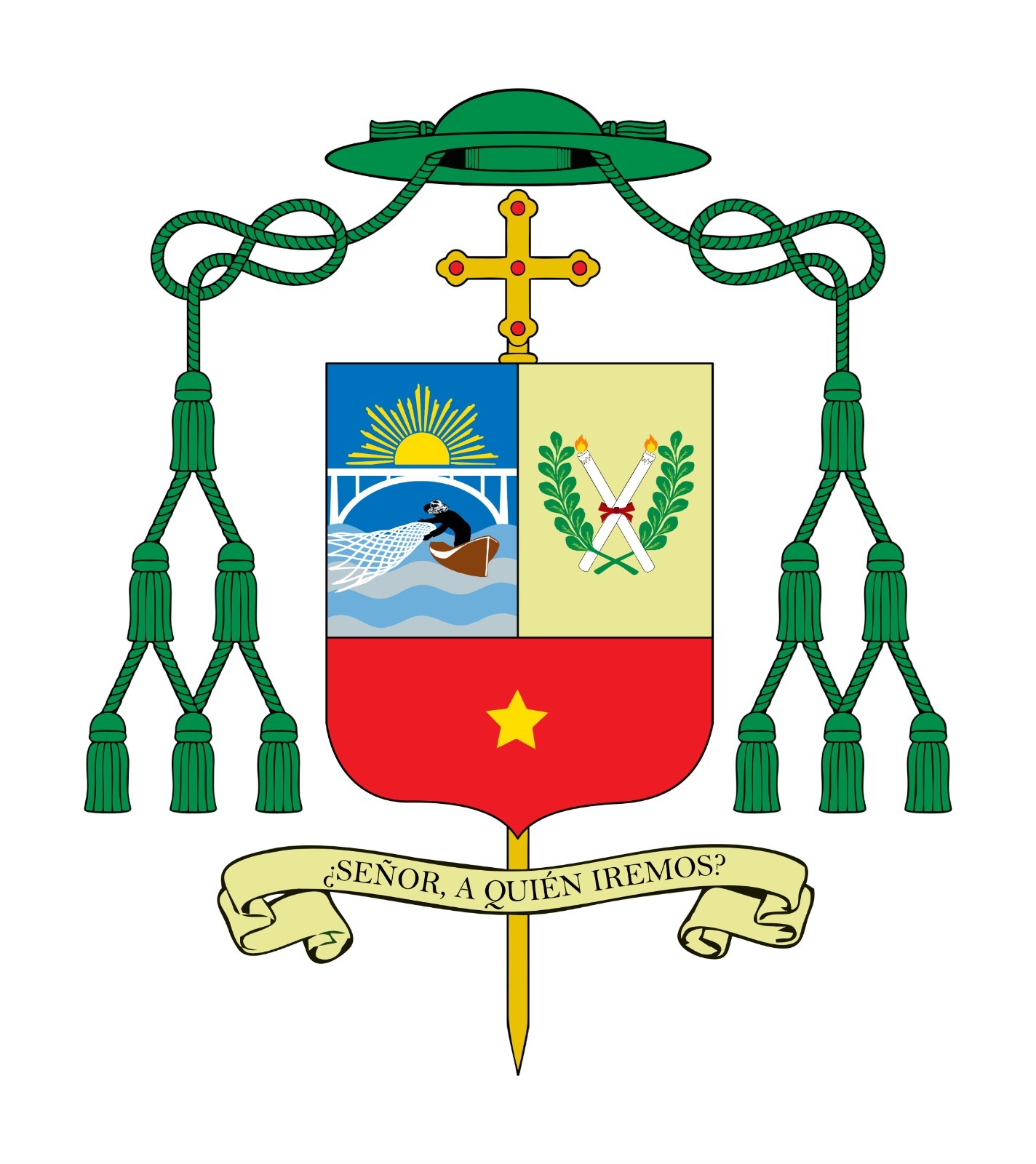 Coat of arms — Bishop Pedro Collar Noguera