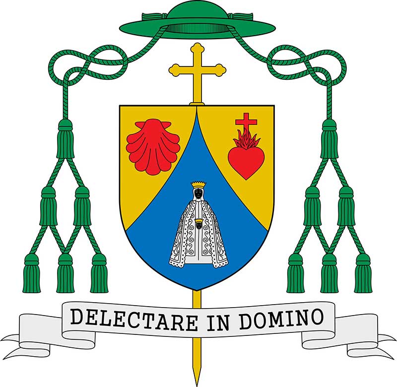 Coat of arms — Bishop Luc Crepy