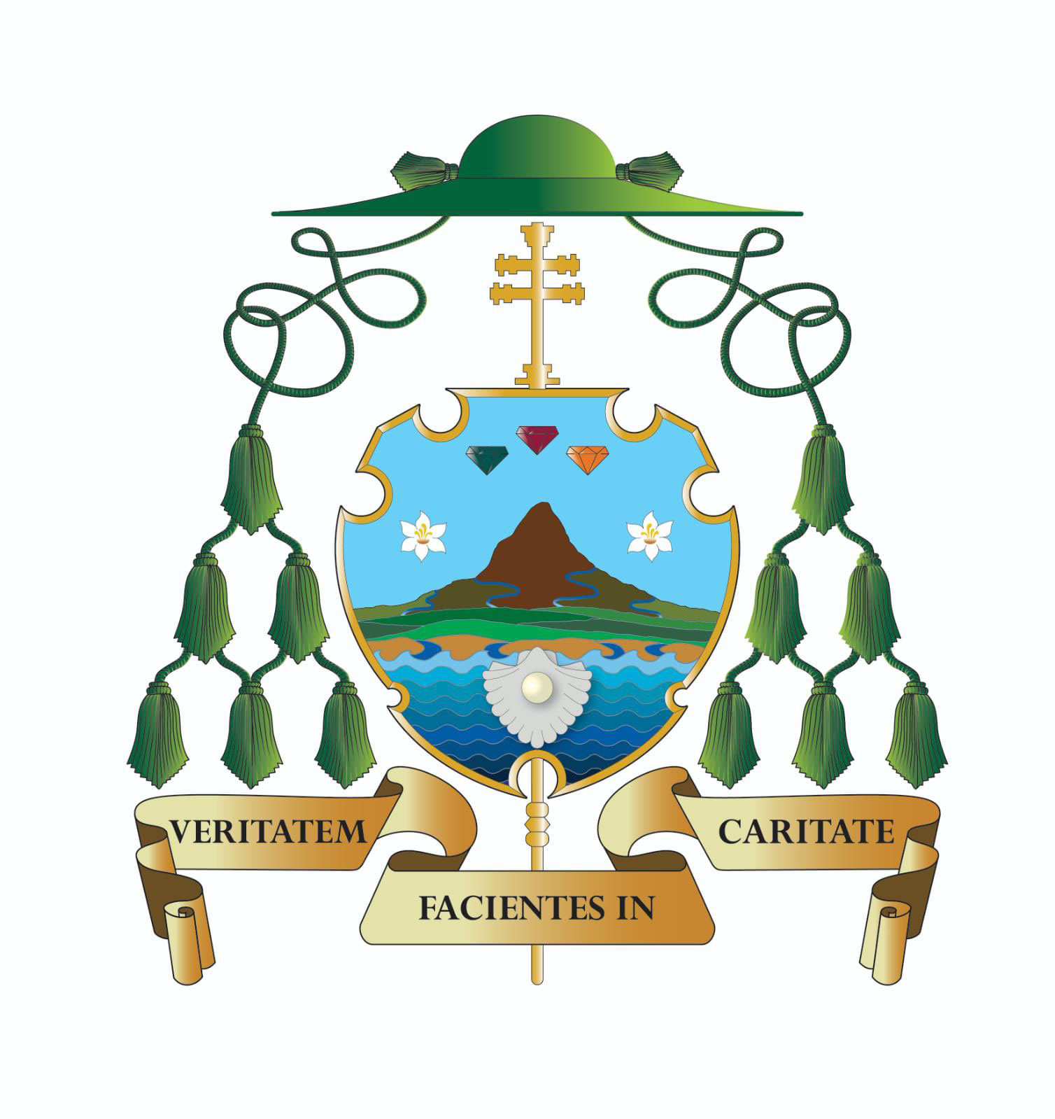 Coat of arms — Bishop Peter Antony Wyman Croos