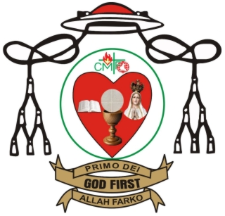 Coat of arms — Bishop Hilary Nanman Dachelem