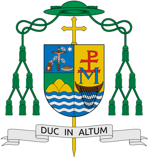 Coat of arms — Bishop Raúl Bautista Dáel
