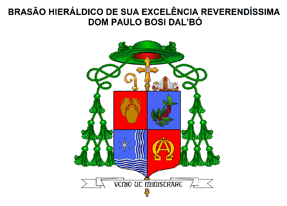 Coat of arms — Bishop Paulo Bosi Dal'Bó