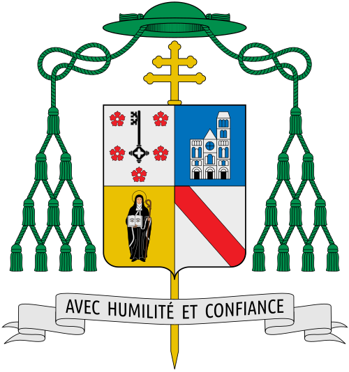 Coat of arms — Archbishop Pascal Michel Ghislain Delannoy