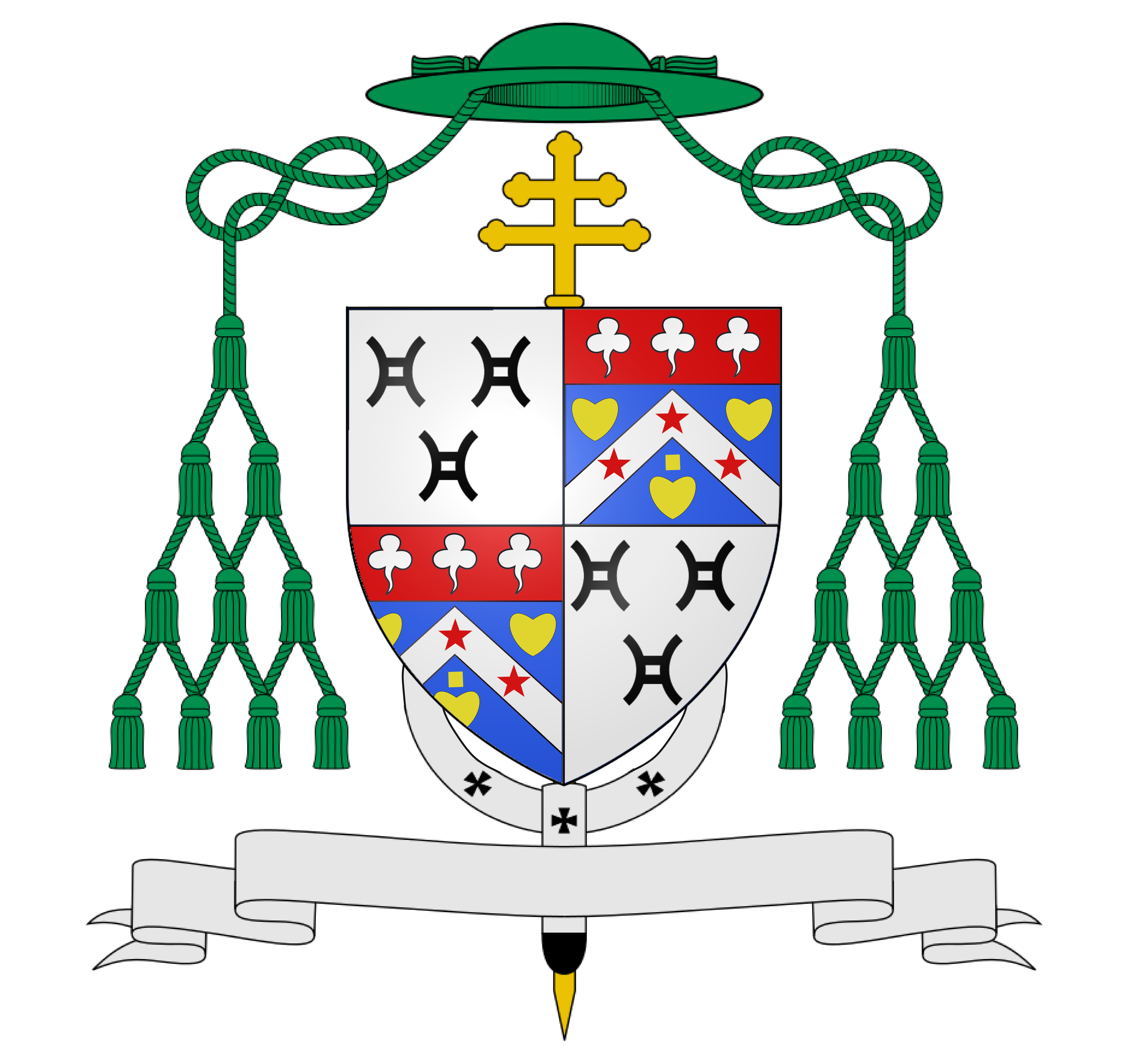 Coat of arms — Archbishop Éric de Moulins-Beaufort