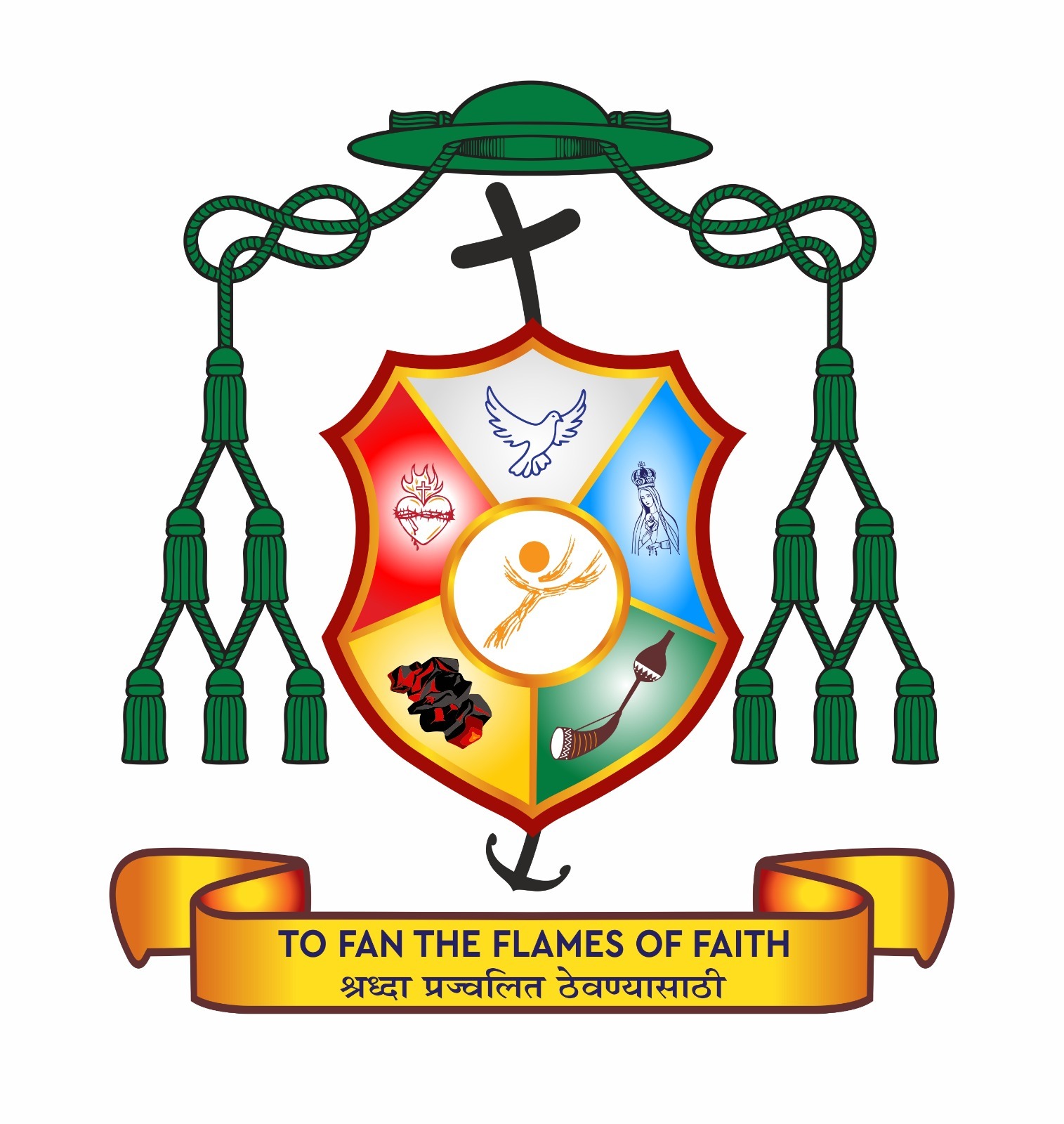 Coat of arms — Bishop Thomas Francis D'Souza