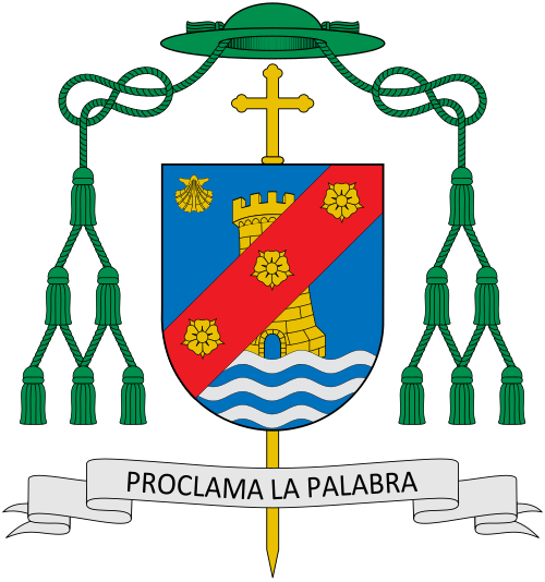 Escudo episcopal de Ignacio Ducasse, obispo de Valdivia [1]