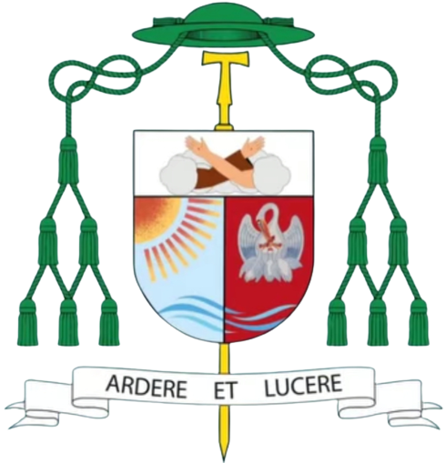 Coat of arms — Bishop Victorius Dwiardy