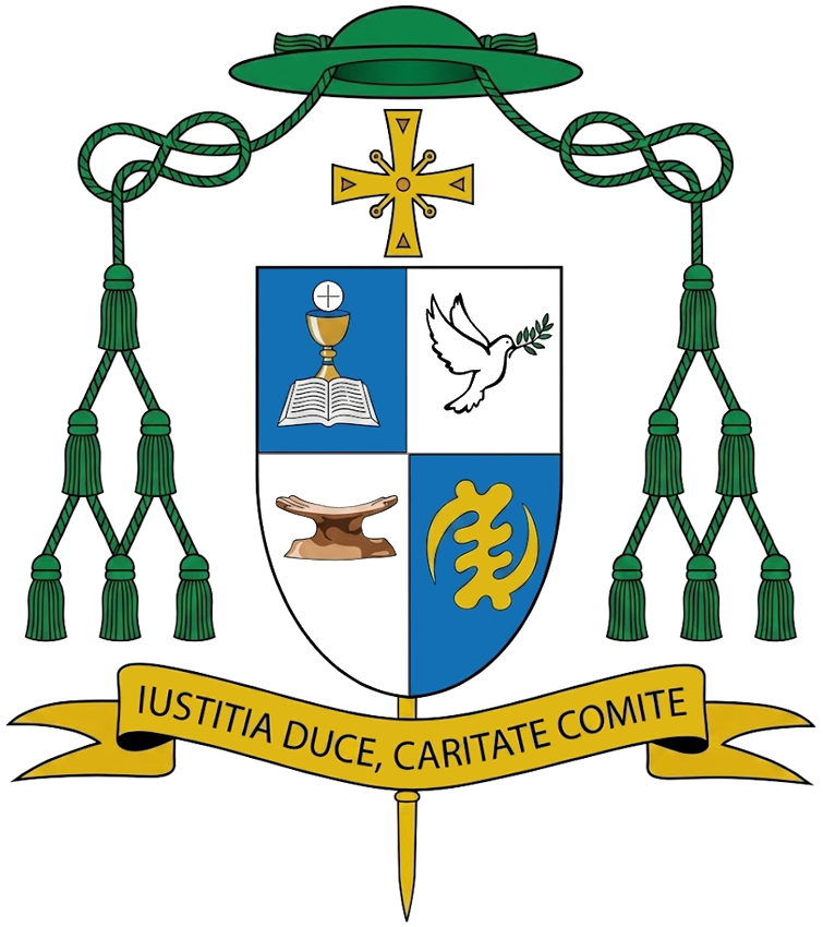 Coat of arms — Bishop Darius Assandé Ekou