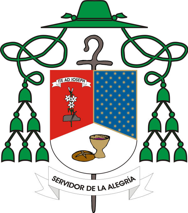 Coat of arms — Bishop Arturo Eduardo Fajardo Bustamante