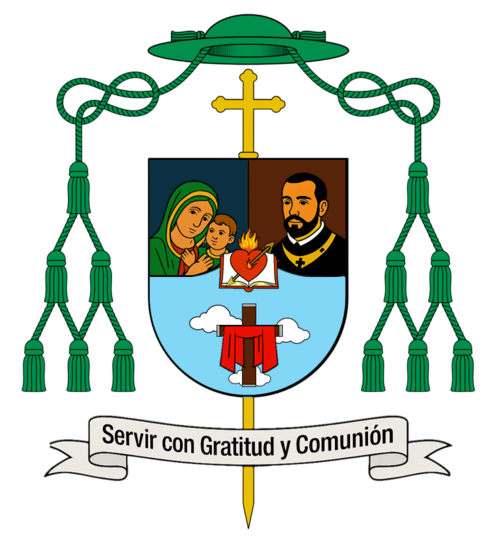 Coat of arms — Bishop Edinson Edgardo Farfán Córdova