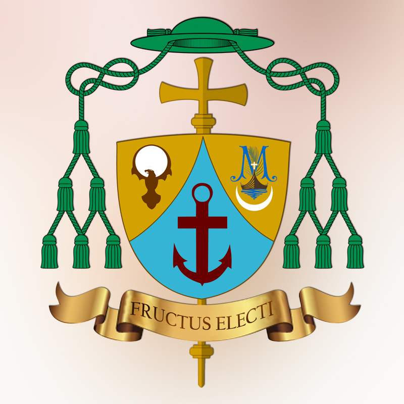 Coat of arms — Bishop José Trinidad Fernández Angulo