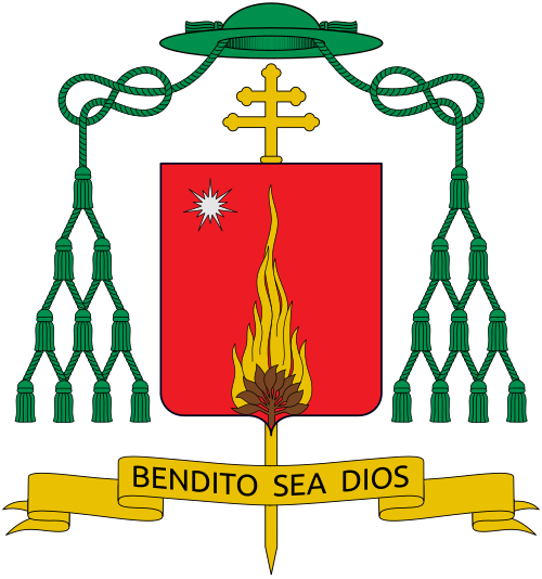 Coat of arms of the argentine archbishop Sergio Alfredo Fenoy, archbishop of Santa Fe de la Vera Cruz.