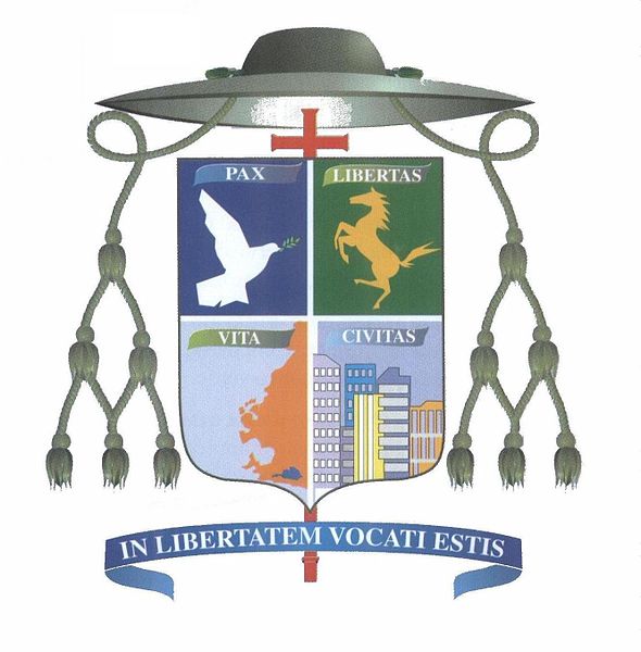 Coat of arms — Bishop Roberto Francisco Ferrería Paz