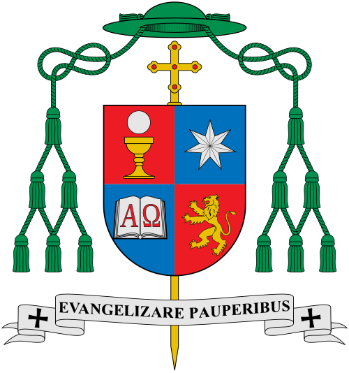 Coat of arms — Bishop Jesús Fernández González